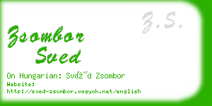 zsombor sved business card